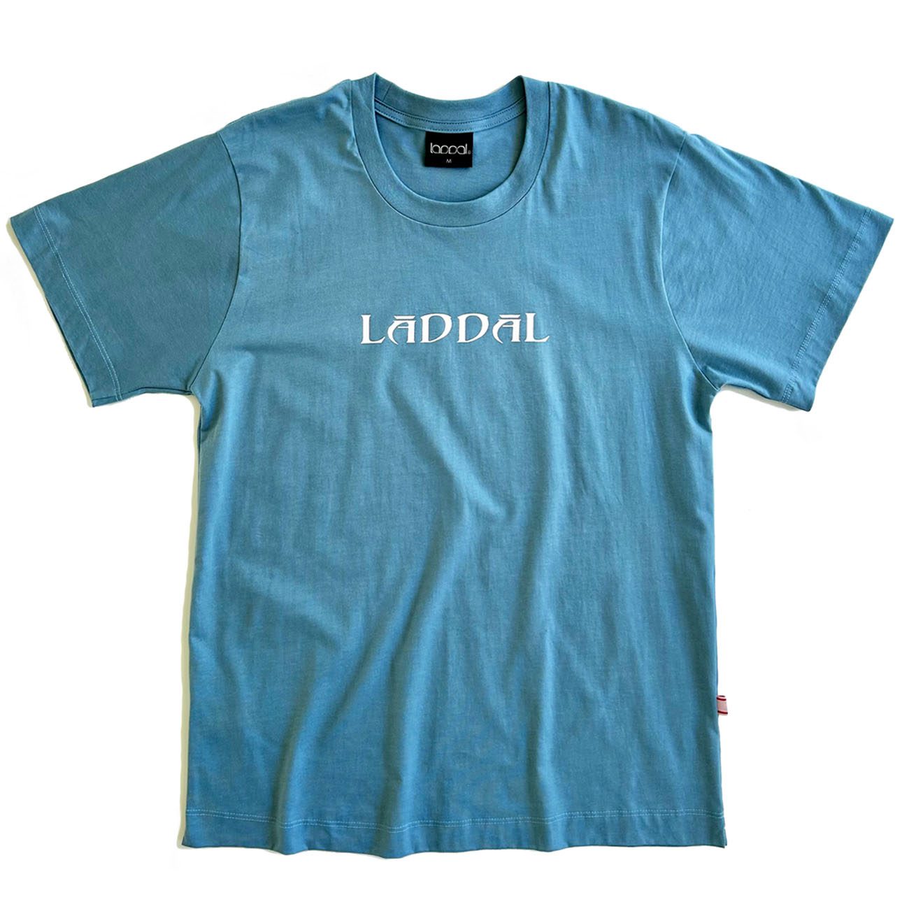 Laddal® Moda Rua Camiseta Laddal Medieval Azul Claro Branco