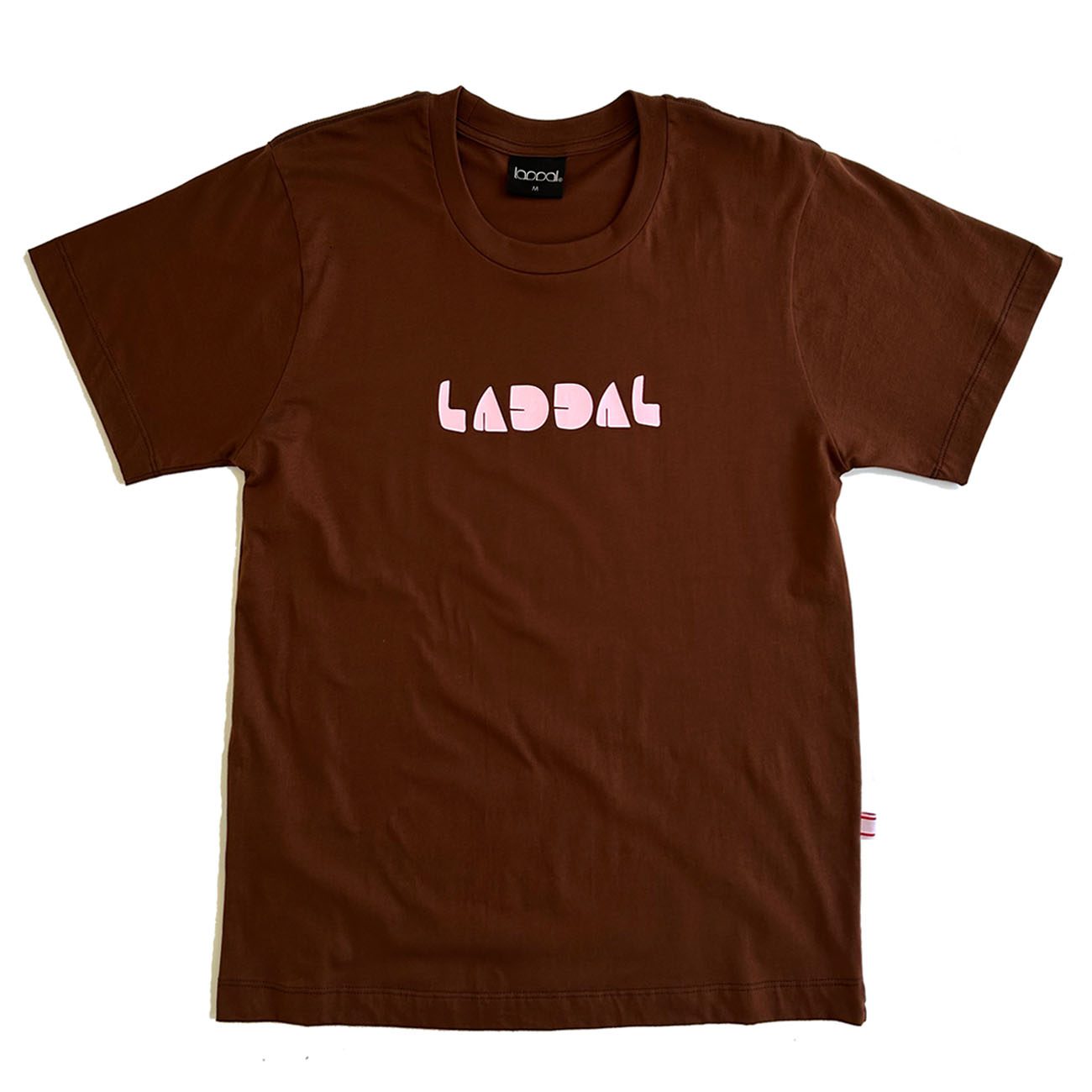 Laddal® Moda Rua Camiseta Laddal Sombras Marrom Rosa Bebê