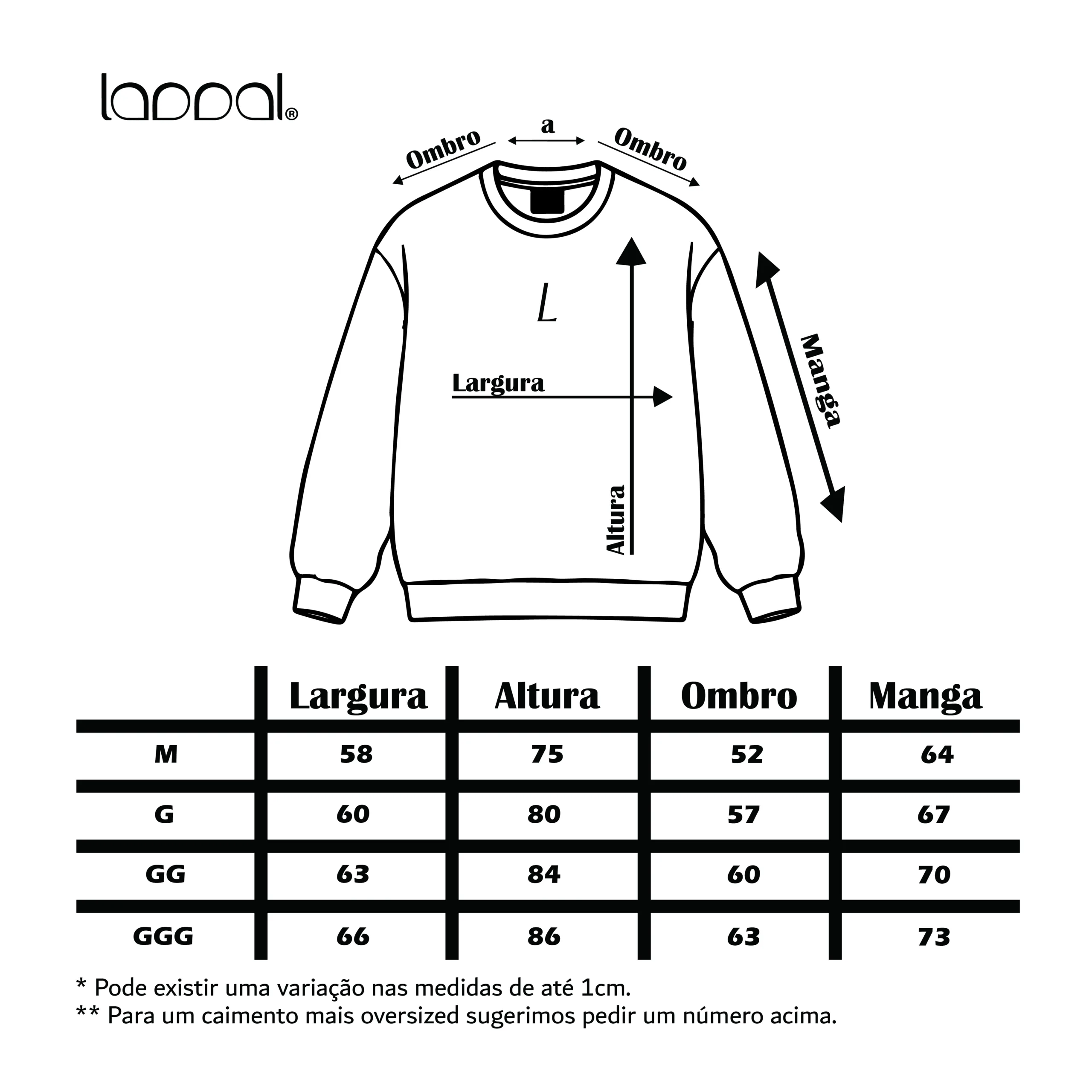 Blusa Laddal® "Santo L" Plush Bordada Preta - Imagem 4