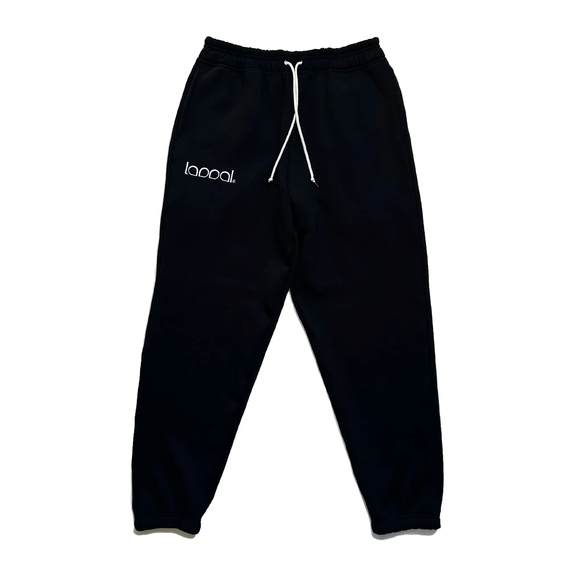 Laddal® Moda Rua Calça Moletom Clássica Preta