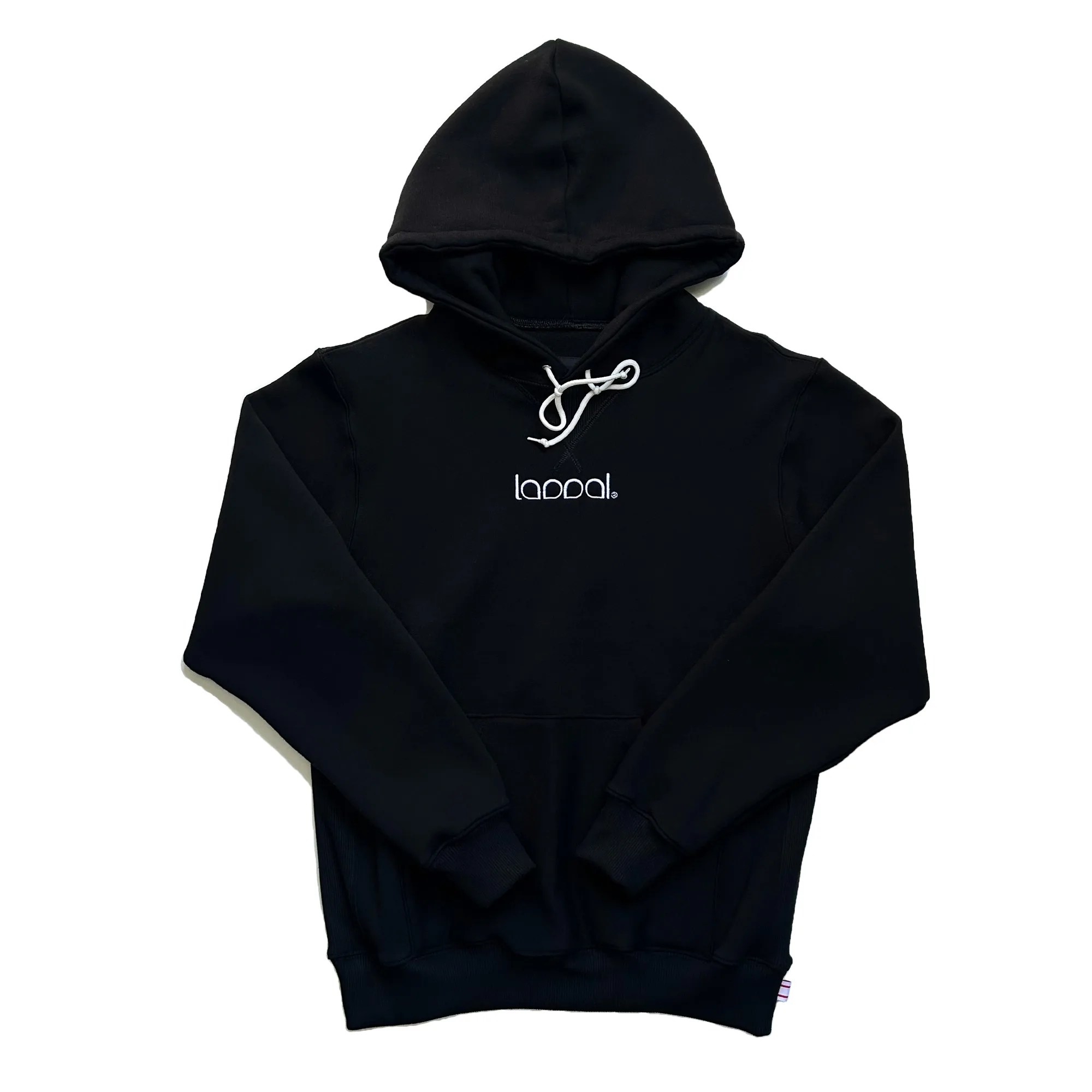 Laddal® Moda Rua Moletom Capuz Clássico Preto
